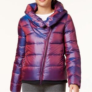 Nike Purple and Pink Puffer Jacket